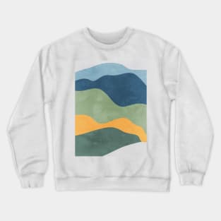 Abstract Colour Artwork Crewneck Sweatshirt